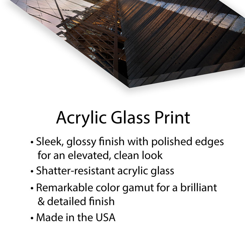 Brooklyn Bridge Web Print On Acrylic Glass