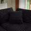 Canapé modulaire surdimensionné moderne en forme de L: design minimaliste, canapé-lit confortable-1981834158