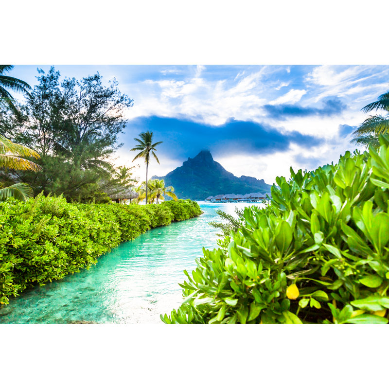 Bora Bora Island, by MaRabelo - Wrapped Canvas Memorabilia, 51cm H x 76cm W
