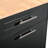 Fluted Kitchen Island With Trash Can Storage Cabinet-517083626