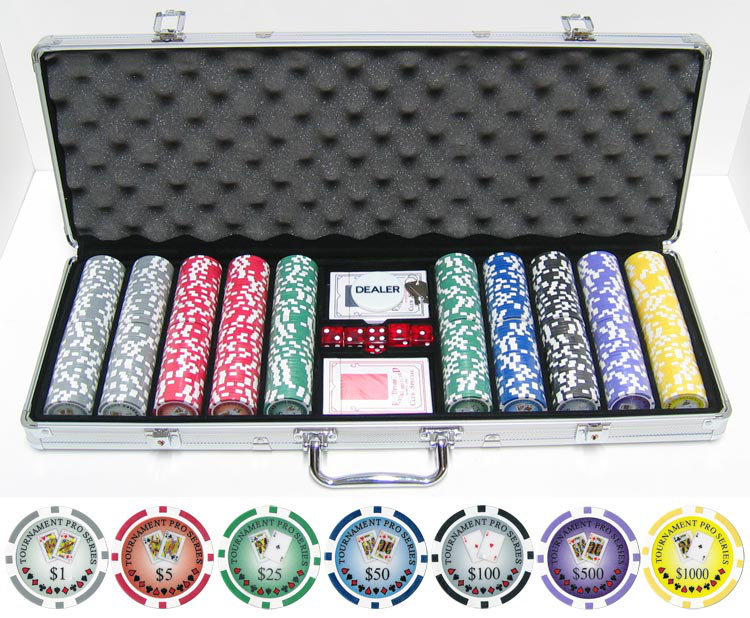 Puce de poker 500 pièces tournoi
