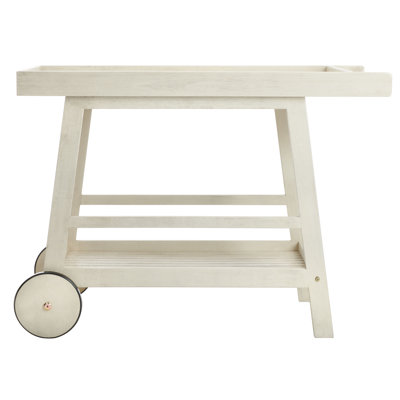 Terrace Solid Wood Bar Cart