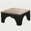 Table basse rustique carrée - Style campagne moderne