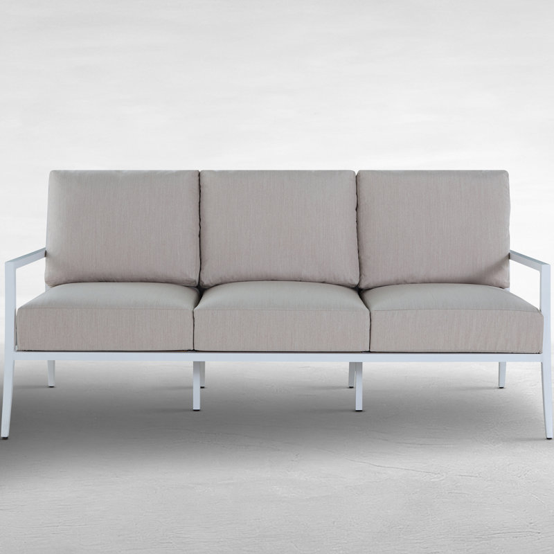 Canapé Bermuda, Welt + Standard Fill, Availa Natural White, Chalk/Natural Cane