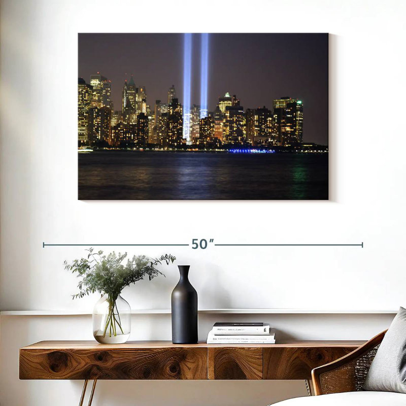 Lumières Sirci NYC Skyline, H 26 po x l 39 po