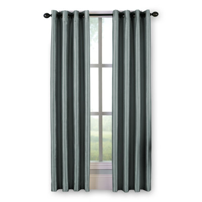 Manos Polyester Room Darkening Single Curtain Panel