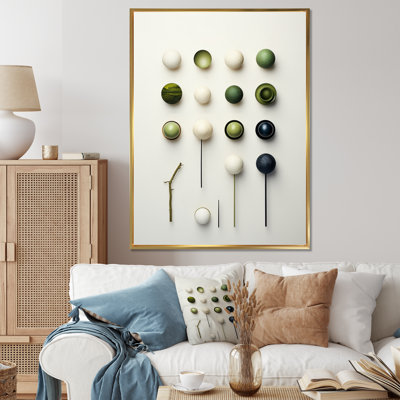 Gilderoy Minimalisme Golf Tees II - art mural grand golf