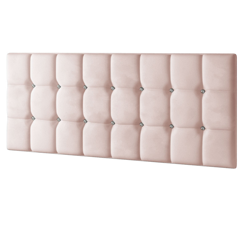 Rochester Upholstered Headboard, Small Double (4'), Pink