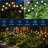 olar Lights Outdoor Waterproof 8 Pack of 32 LEDs Garden Patio Firefly Decoration Unique Gifts Grandparents-133070341