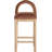 Conrad Letcher Velvet Counter Stool-379838280