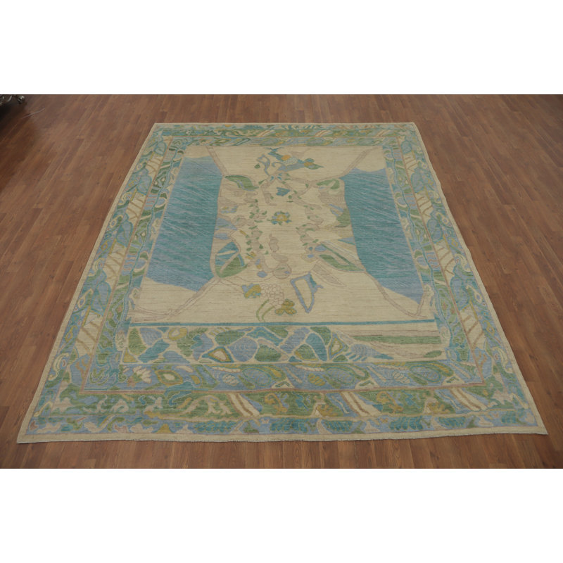 Tapis teint à la main Oushak 8 x 10