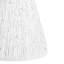 Table d'appoint texturée mouchetée rétro en marbre blanc pour l'extérieur et l'intérieur, 15,5 po x 21 po, convenant à toutes les espaces Balcon de salon de table de bout toutes saisons, taille compacte, sans assemblage