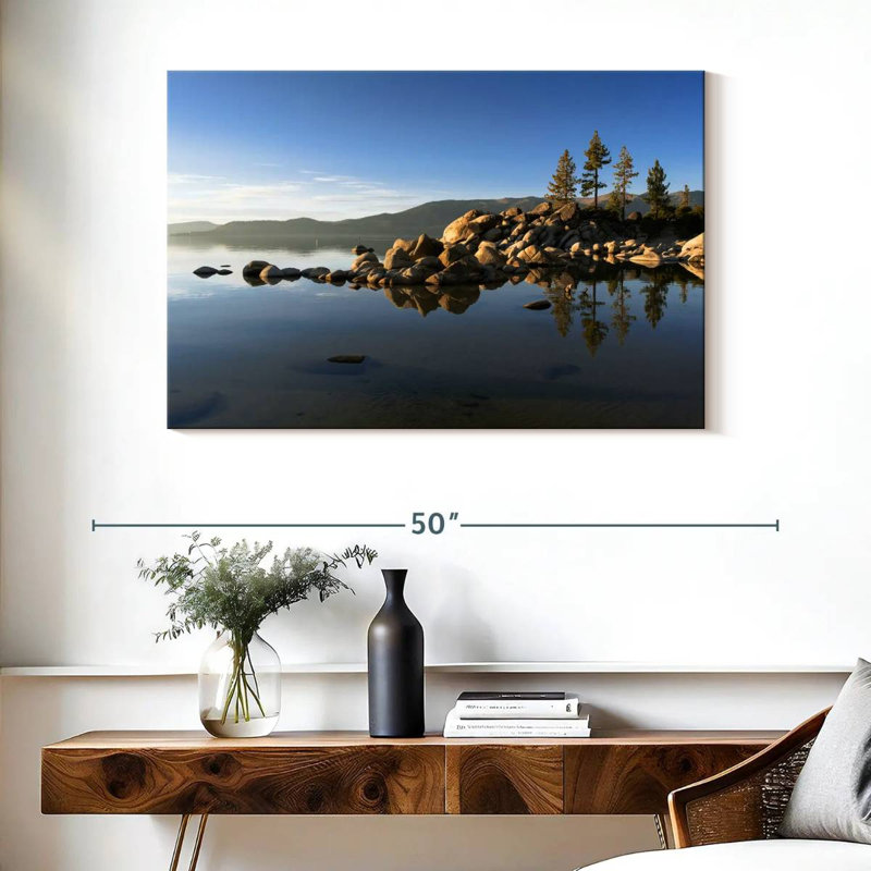 Alvord Lake Tahoe Reflection, H 26 po x l 39 po