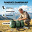 Outsunny Inflatable Camping Tent 4 Season Hot Tent 5 Person-126042888