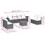 Ensemble de canapé de jardin Vidaxl beige
