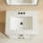 Fully Assembled 24" Freestanding Single Bathroom Vanity with Top