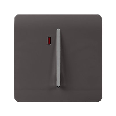 Trendi Switch 1 Gang 45 Amp Cooker Switch with Neon