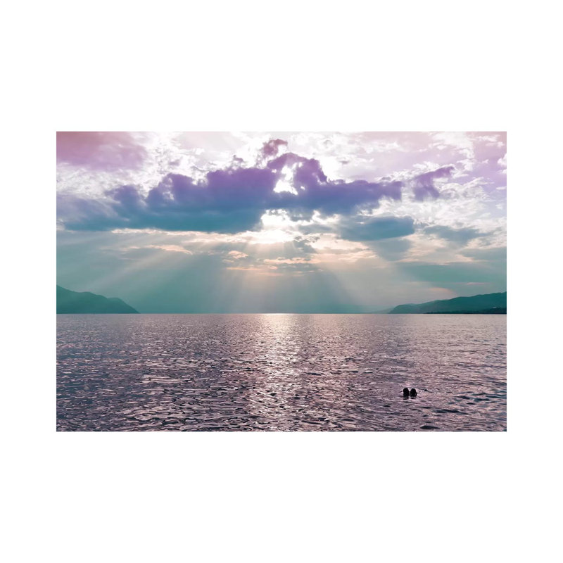 Kiss In The Lake by Beli - Wrapped Canvas Print, 20.32 cm H x 30.48 cm W