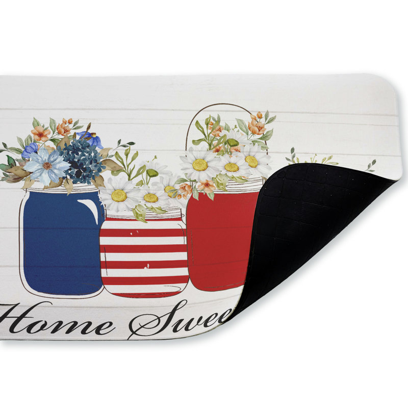 Tapis de sol Patriotic Flower Jars
