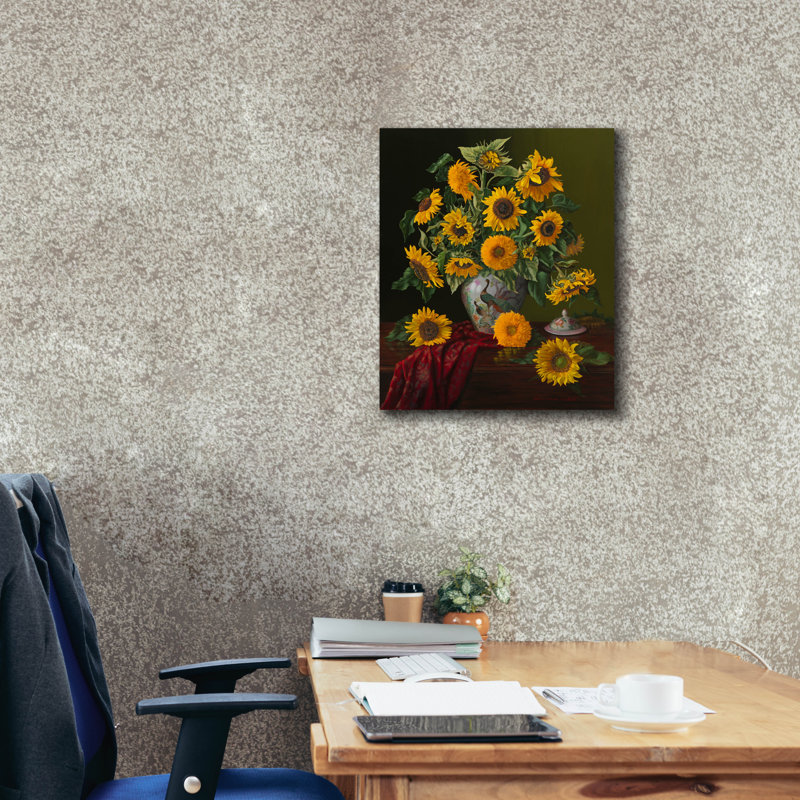  «Summer faces» par Christopher Pierce, art mural sur toile, 20 po x 24 po, H 24 po x l 20 po