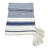 50X60" Brighton Blue Striped Throw Blanket, 2 Pack-121319971
