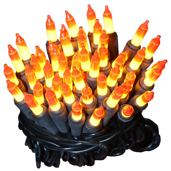 Bougies sans flamme LED avec pulsation - orange