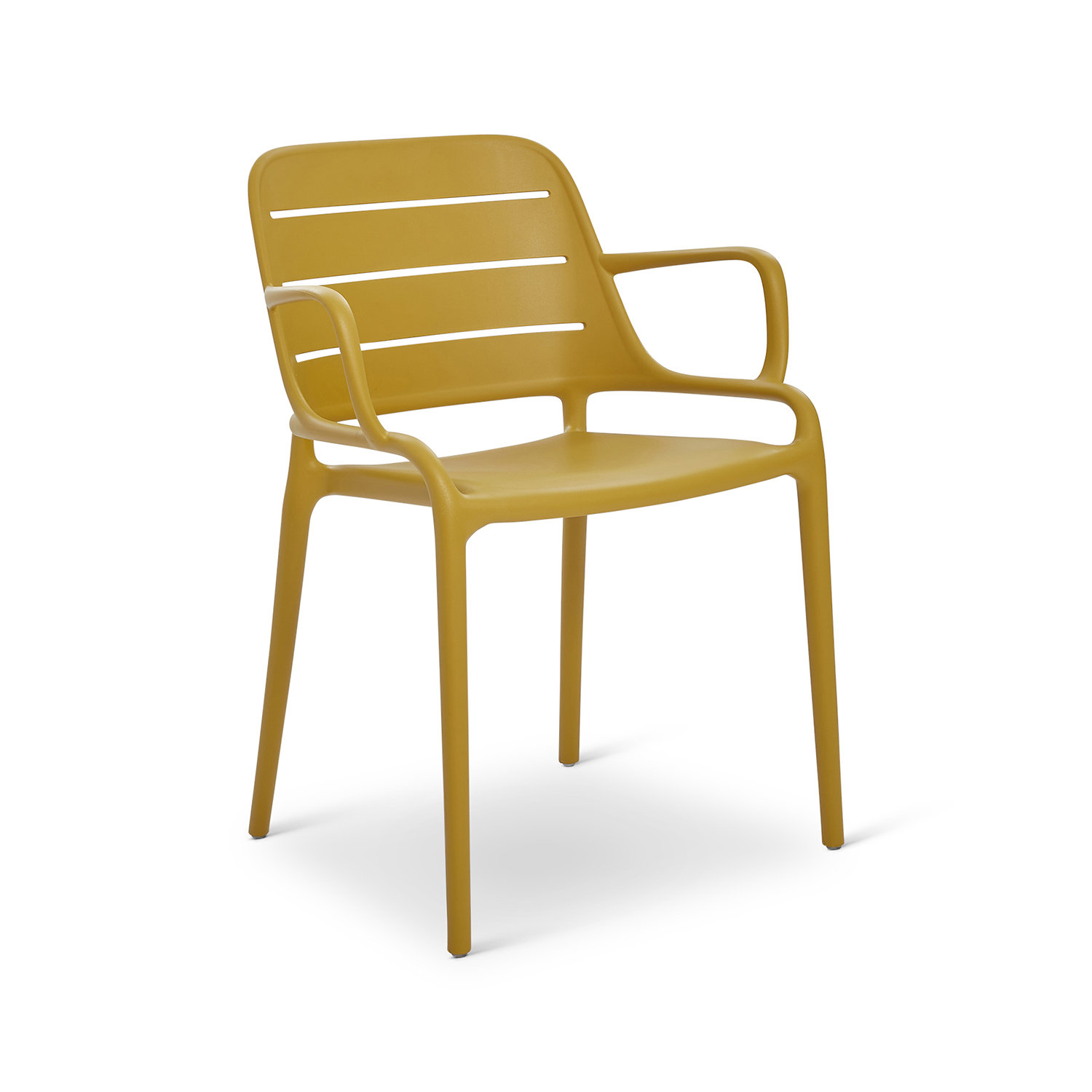 Nohr Outdoor Stacking Armchair (Set of 4) - Ginger, Ginger