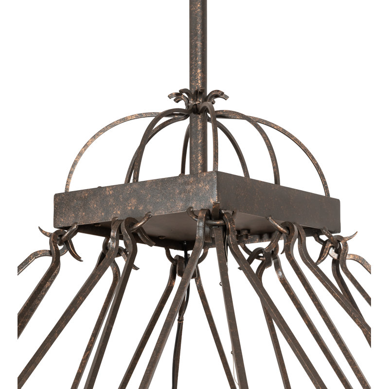 Aumerle 12 - Light Dimmable Square / Rectangle Chandelier