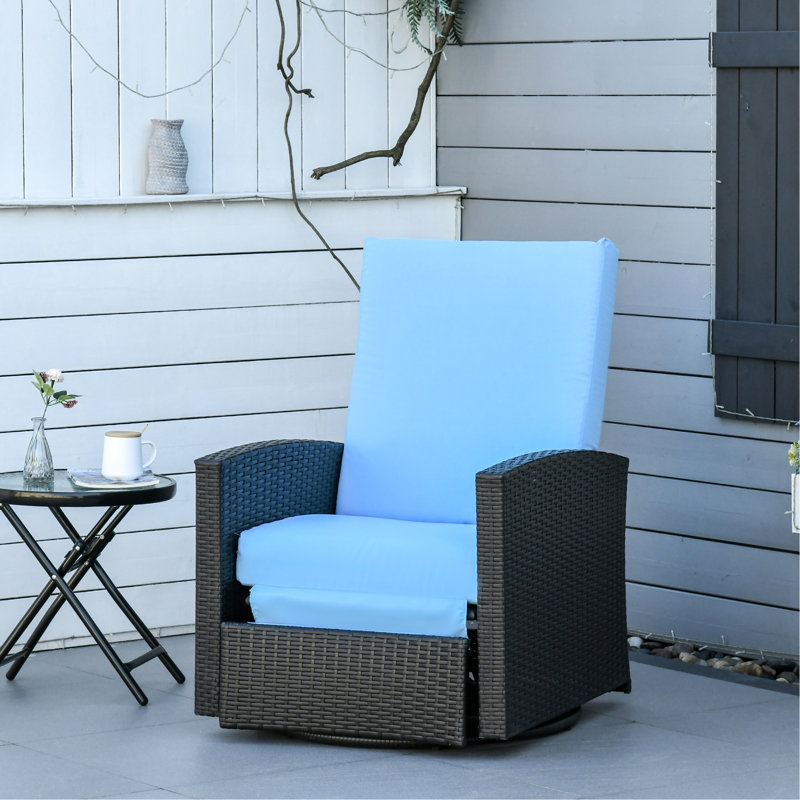 Siège inclinable - bleu, matériaux, confortable, pour chaise de patio pivotante, sièges confortables, piscine