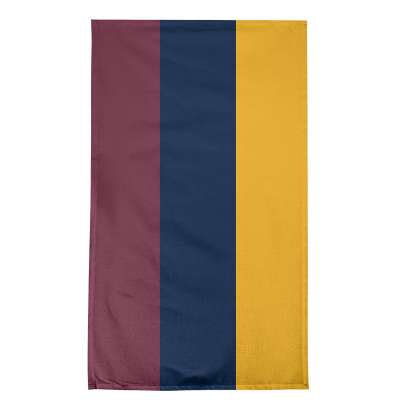 Serviette de thé à rayures pour équipe de football baltimore retour, Cotton Blend