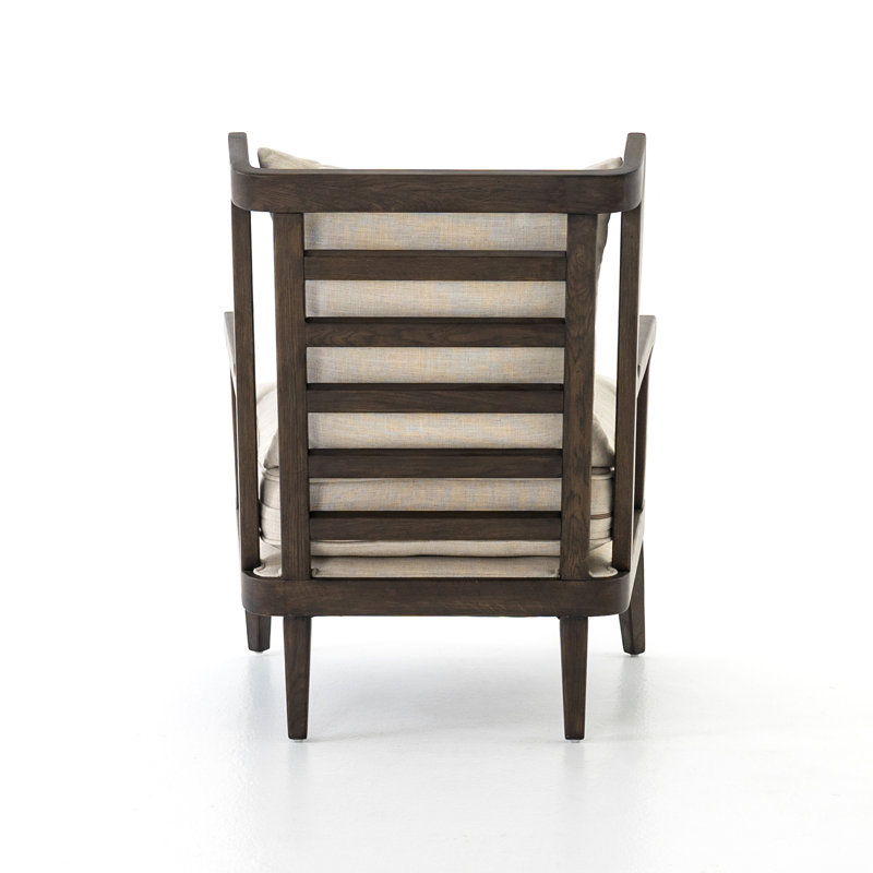 Lennon Armchair, Heirloom Black Genuine Leather