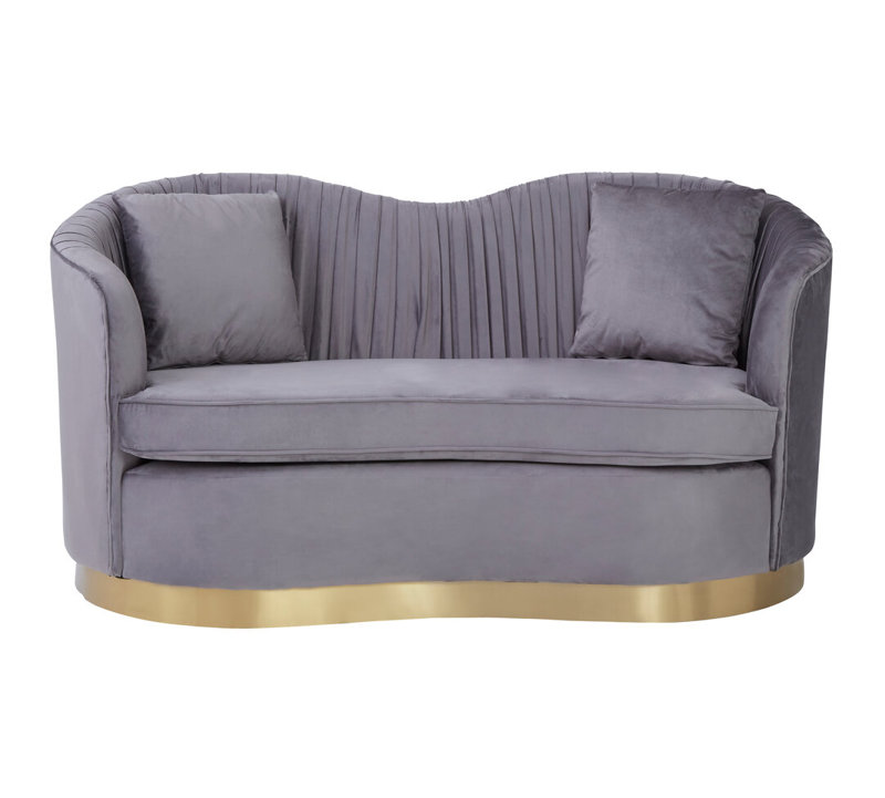 2 Seater Velvet Sofa