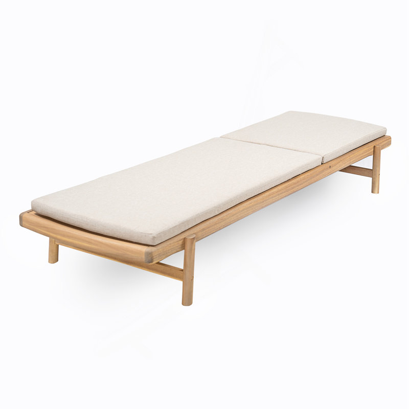 Chaise longue avec coussin Mallacia