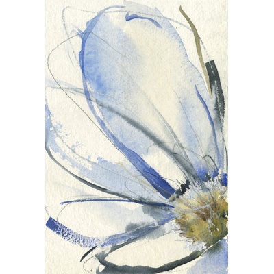 Cobalt And Paynes Petals I - Painting