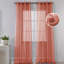 Agathla Sheer Grommet Single Window Curtain Panel-1338979273-1317963875