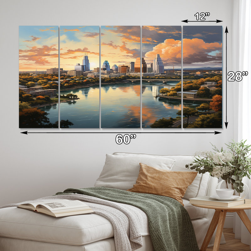 Austin Dynamic Cityscape IV, 5 pièces
