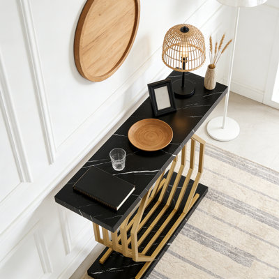 Canapé d'appoint Faux Marble Console