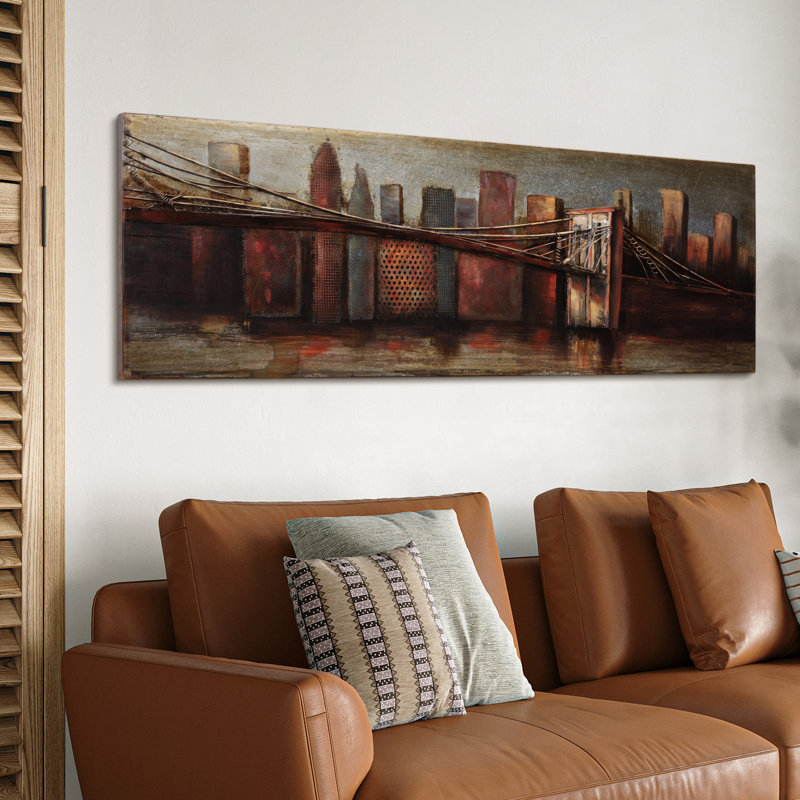 Handmade Traditional Buildings & Architecture Wall Decor on Metal