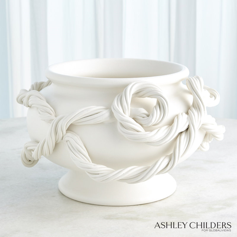 Twisted Vine Bowl-White