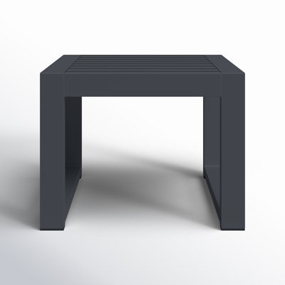 Hoyt 20.48” Outdoor Aluminum End Table