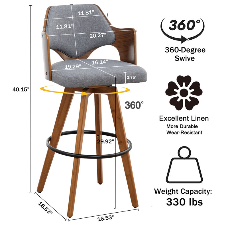 Tabourets de bar, Tabouret de bar (siège d'une hauteur de 30 po)