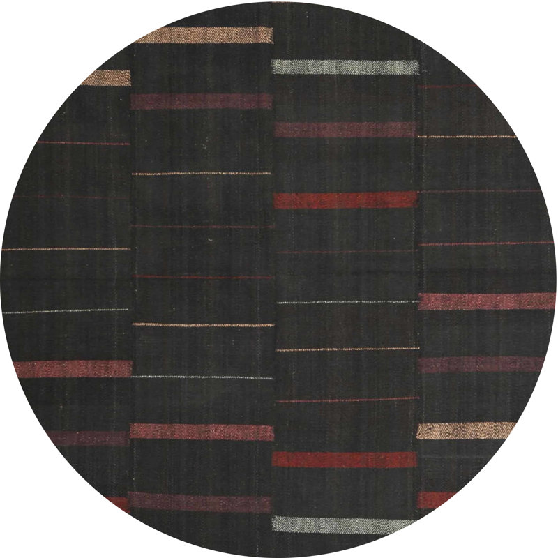 Abstract Indoor Rug, Round 5'