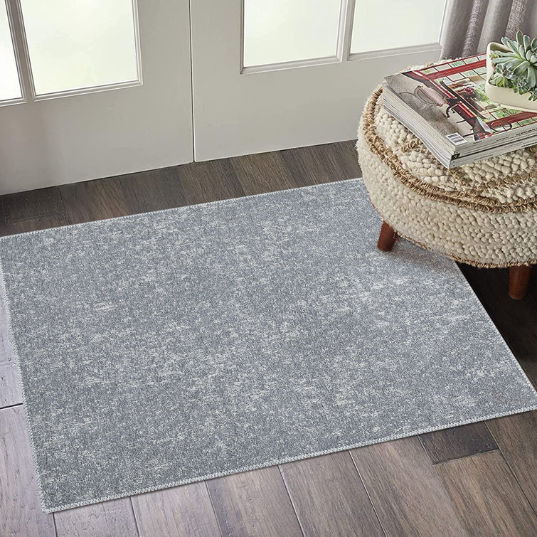 Machine Washable Area Rug for Living Room Low Pile Non-Shedding Vintage Carpet for Bedroom Dining Home Office