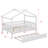 Wooden House Bed with Trundle-126131859-101824683
