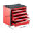 Tool Box 8.6-Inch Portable Metal Tool Box With 5 Drawers Tool Organizer Red-122522658