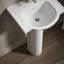 Veer™ Ceramic Pedestal Bathroom Sink with Overflow-10942335-19195678-46044463