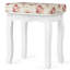 Solid + Manufactured Wood Accent Stool