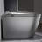 Starry Night Smart Bidet Toilet For Modern Bathroom, Auto Open/Close Seat, Foot Sensor Seat And Flush Activation, Led Display, Warm Air Drying, Matte Grey - Adjustable Temperature With Built In,-123482676
