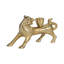 Porte-bougie en métal Modern Modern Fox