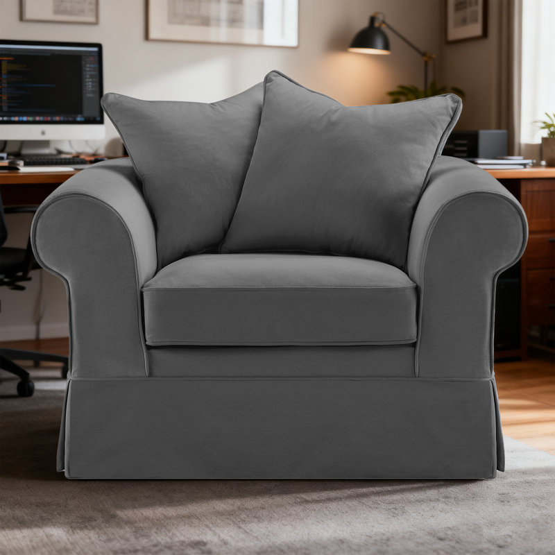 Fauteuil Willis, Gris foncé